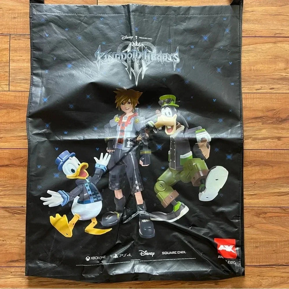 ANIME EXPO AX 2018 Kingdom Hearts Dragon Quest XI 2-Sided Tote Bag XL Jumbo - Picture 2 of 11